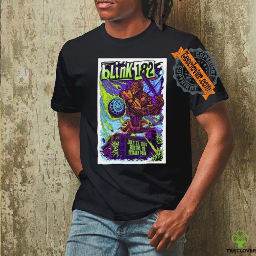 Blink 182 Jul 23 2024 Boston MA Poster Shirt