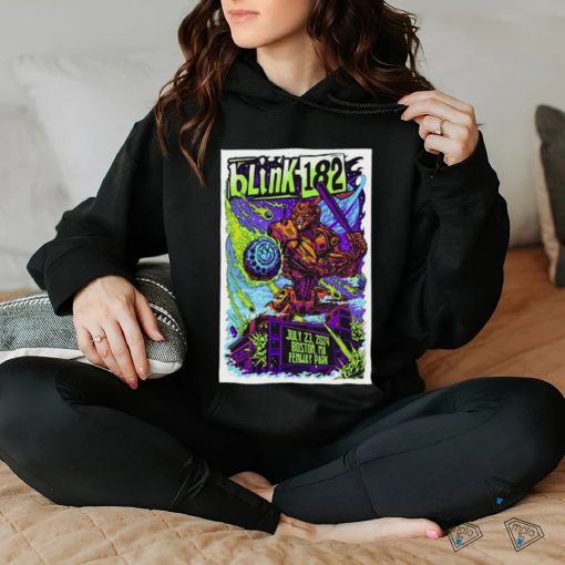 Blink 182 Jul 23 2024 Boston MA Poster Shirt