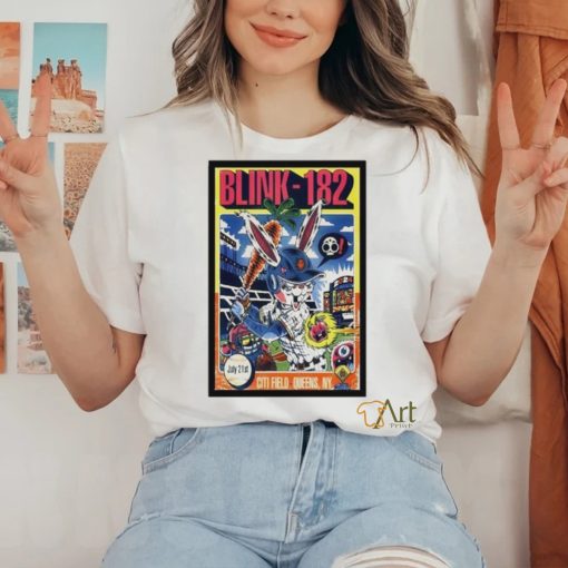 Blink 182 July 21 2024 Citi Field in Queens NY Poster Shirt