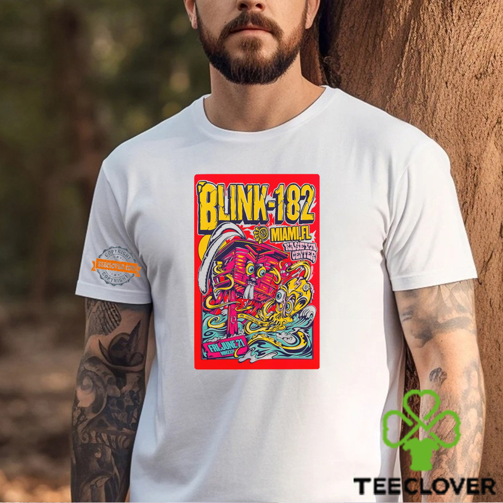 Blink 182 June 21, 2024 Kaseya Center, Miami FL Tour Shirt Blink 182 June 21, 2024 Kaseya Center, Miami FL Tour Shirt
