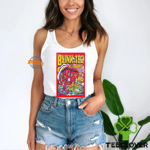Blink 182 June 21, 2024 Kaseya Center, Miami FL Tour Shirt