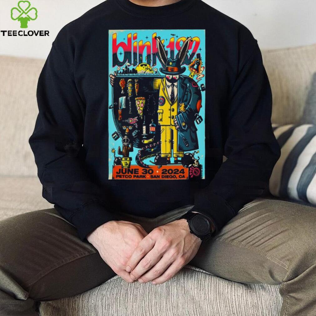 Blink 182 June 30 2024 Petco Park San Diego CA Poster Shirt Blink 182 June 30 2024 Petco Park San Diego CA Poster Shirt
