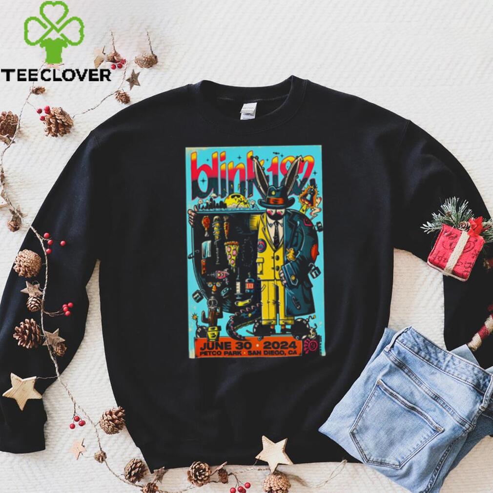 Blink 182 June 30 2024 Petco Park San Diego CA Poster Shirt Blink 182 June 30 2024 Petco Park San Diego CA Poster Shirt