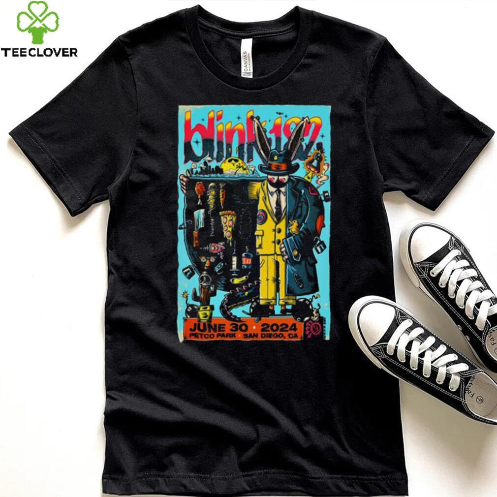 Blink 182 June 30 2024 Petco Park San Diego CA Poster Shirt Blink 182 June 30 2024 Petco Park San Diego CA Poster Shirt