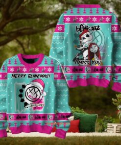 Blink 182 Merry Blinkmas I Miss You Sweater