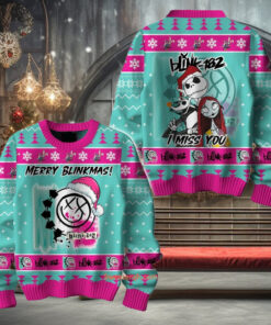 Blink 182 Merry Blinkmas I Miss You Sweater