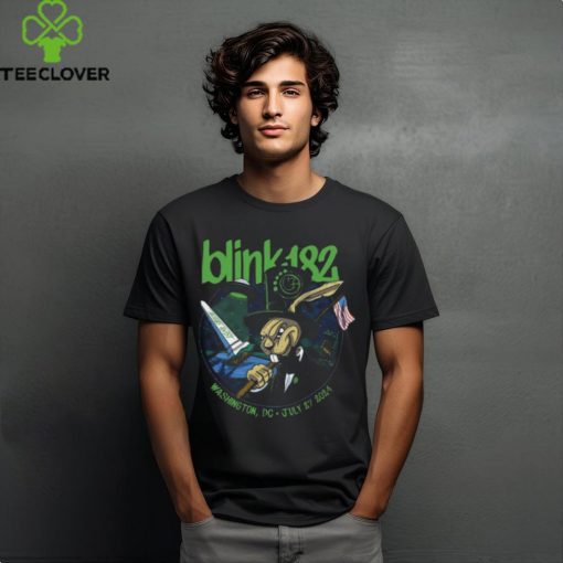 Blink 182 Official Artwork For Tonight Show At Capital One Arena On July 27 2024 In Washington DC Vintage T Shirt