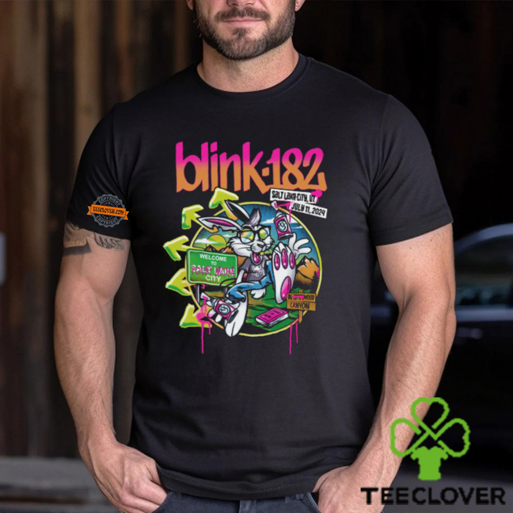 Blink 182 Salt Lake City, UT Jul 11, 2024 Tour Shirt Blink 182 Salt Lake City, UT Jul 11, 2024 Tour Shirt