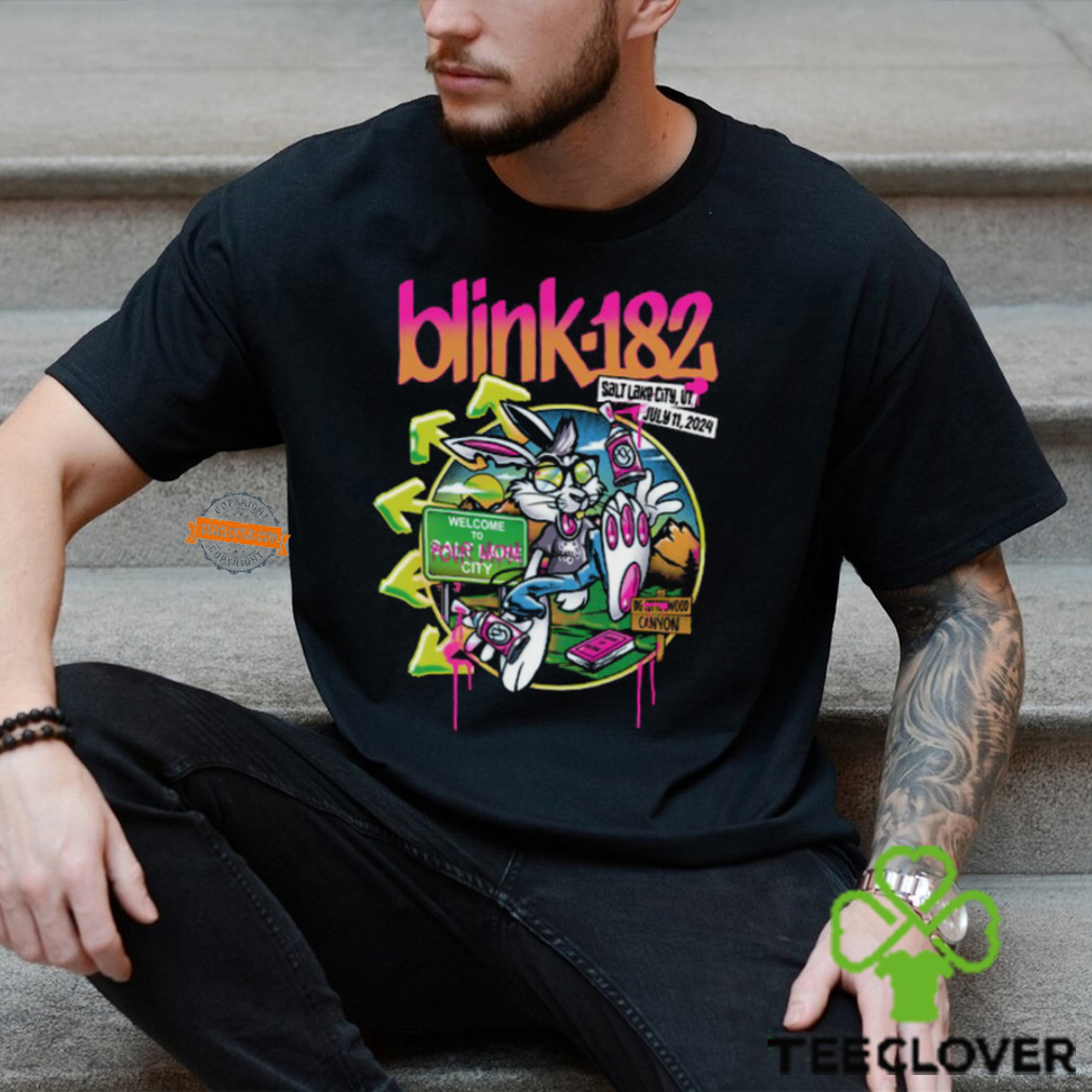 Blink 182 Salt Lake City, UT Jul 11, 2024 Tour Shirt Blink 182 Salt Lake City, UT Jul 11, 2024 Tour Shirt