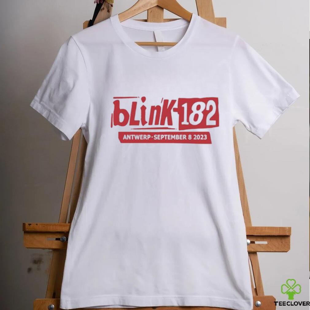 Blink 182 September 8 Antwerp Event shirt Blink 182 September 8 Antwerp Event shirt
