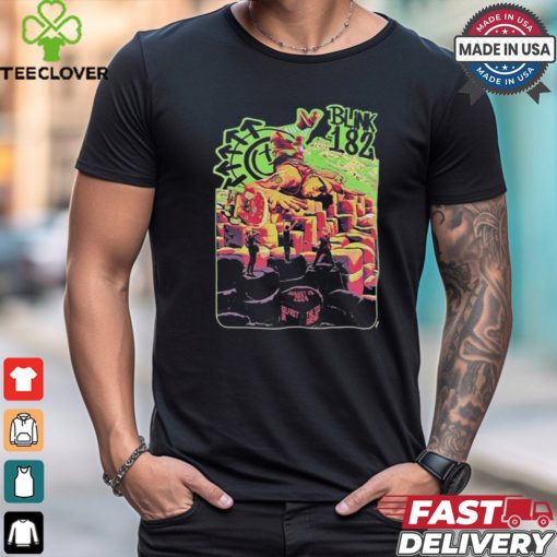 Blink 182 The SSE Arena Belfast UK August 26 2024 Tour Poster Shirt
