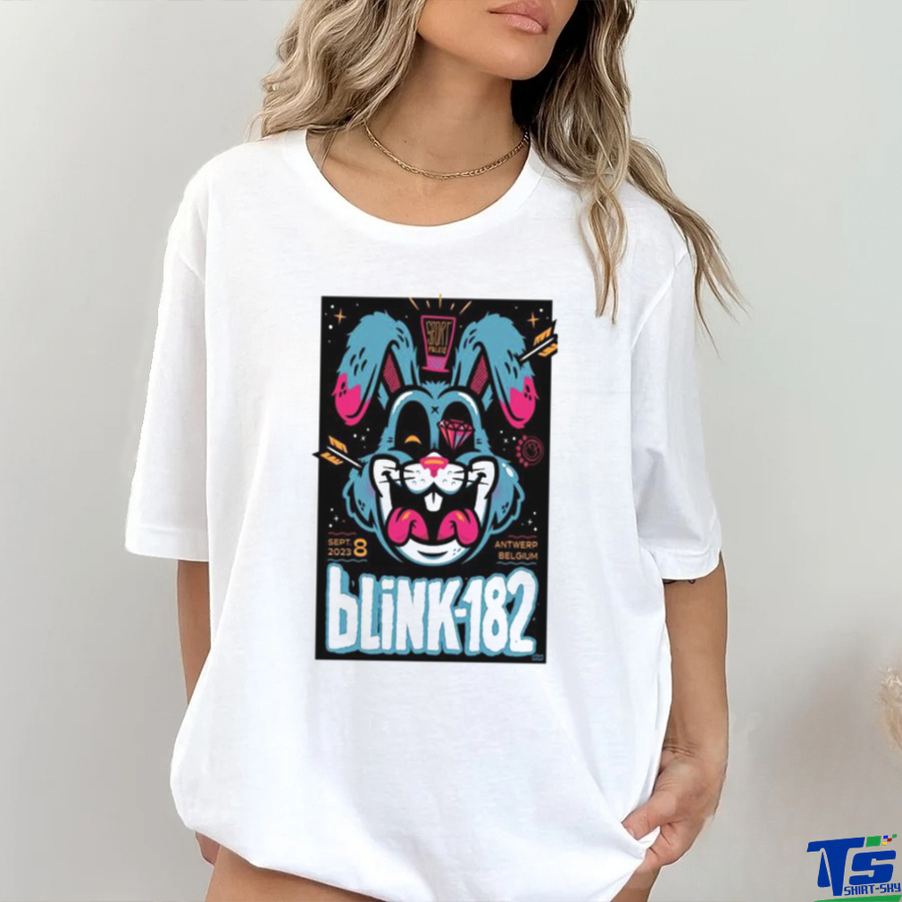 Blink 182 Tour 2023 Antwerp, Belgium Poster shirt Blink 182 Tour 2023 Antwerp, Belgium Poster shirt