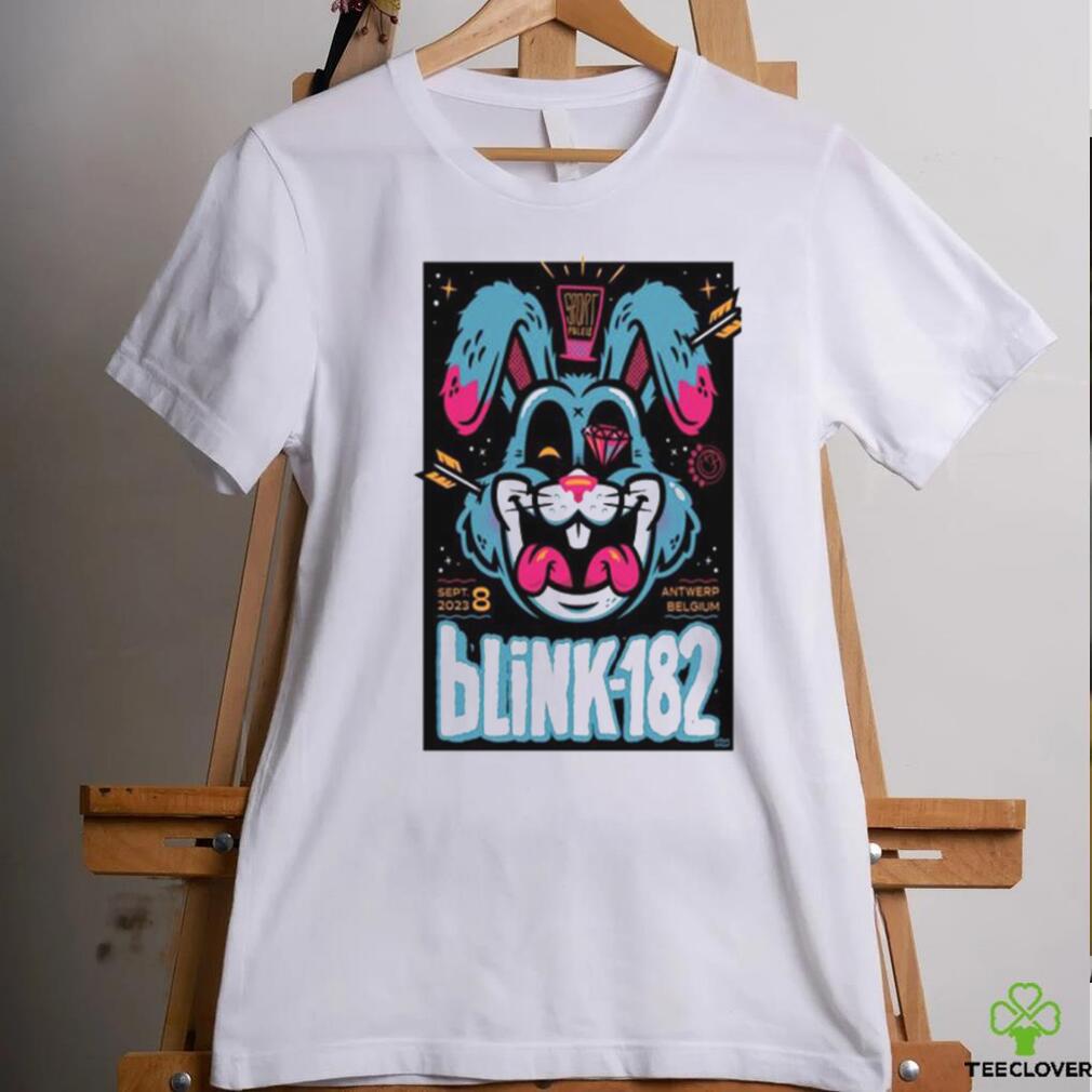 Blink 182 Tour 2023 Antwerp, Belgium Poster shirt Blink 182 Tour 2023 Antwerp, Belgium Poster shirt
