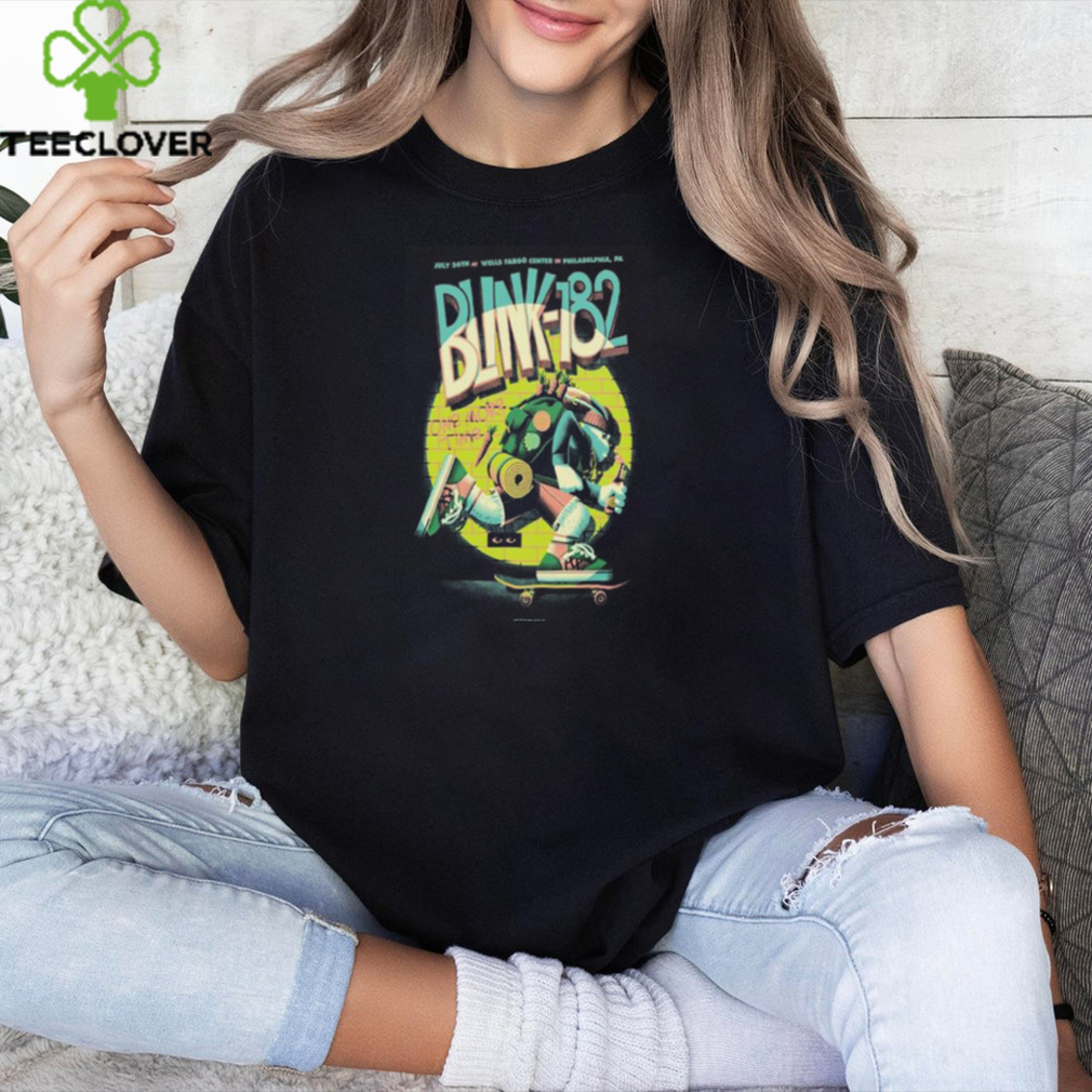 Blink 182 Tour At Wells Fargo Center Philadelphia PA On July 26 2024 Unisex T Shirt Blink 182 Tour At Wells Fargo Center Philadelphia PA On July 26 2024 Unisex T Shirt