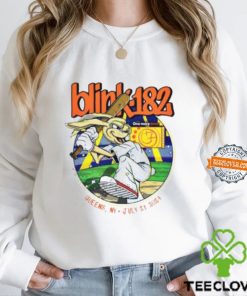 Blink 182 Tour In Queens NY On July 21 2024 Unisex T Shirt 3 Blink 182 Tour In Queens NY On July 21 2024 Unisex T Shirt