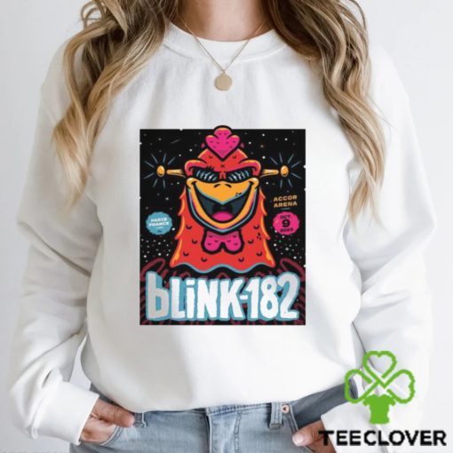 Blink 182 event accor arena paris france oct 9 2023 poster hoodie, sweater, longsleeve, shirt v-neck, t-shirt