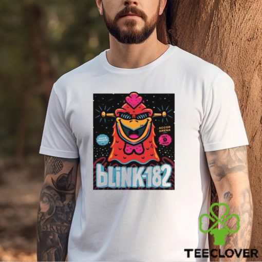 Blink 182 event accor arena paris france oct 9 2023 poster hoodie, sweater, longsleeve, shirt v-neck, t-shirt