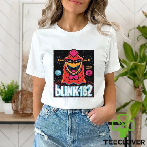 Blink 182 event accor arena paris france oct 9 2023 poster hoodie, sweater, longsleeve, shirt v-neck, t-shirt