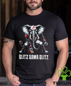 Blitz Bama Blitz Alabama Muscular Elephant Mascot Shirt