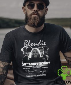 Blonedie 50th Anniversary 1974 – 2024 Thank You For The Memories T Shirt