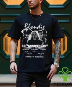 Blonedie 50th Anniversary 1974 – 2024 Thank You For The Memories T Shirt 1 Blonedie 50th Anniversary 1974 – 2024 Thank You For The Memories T Shirt