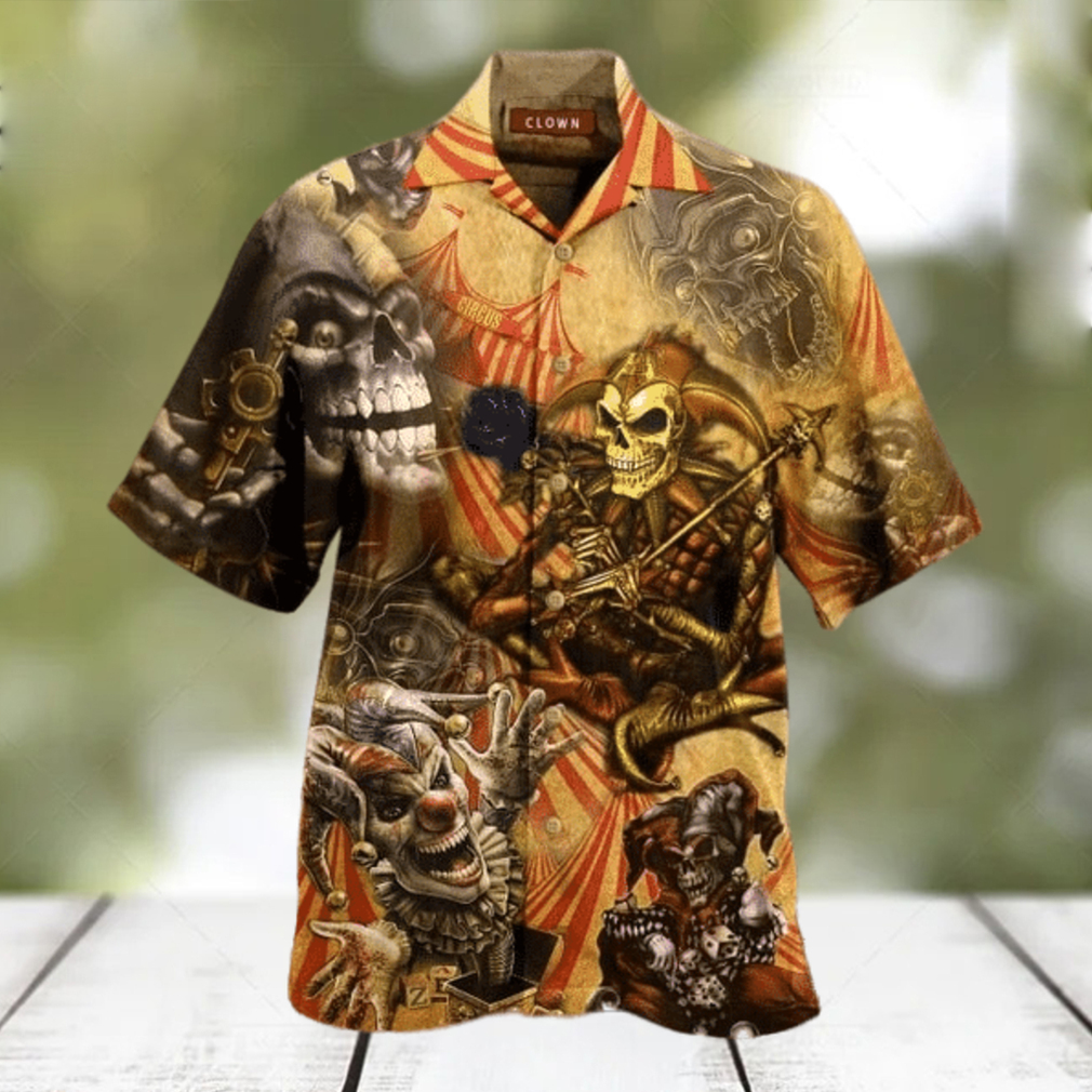 Blood A King In Heart Clown Skull Hawaiian Shirt Blood A King In Heart Clown Skull Hawaiian Shirt