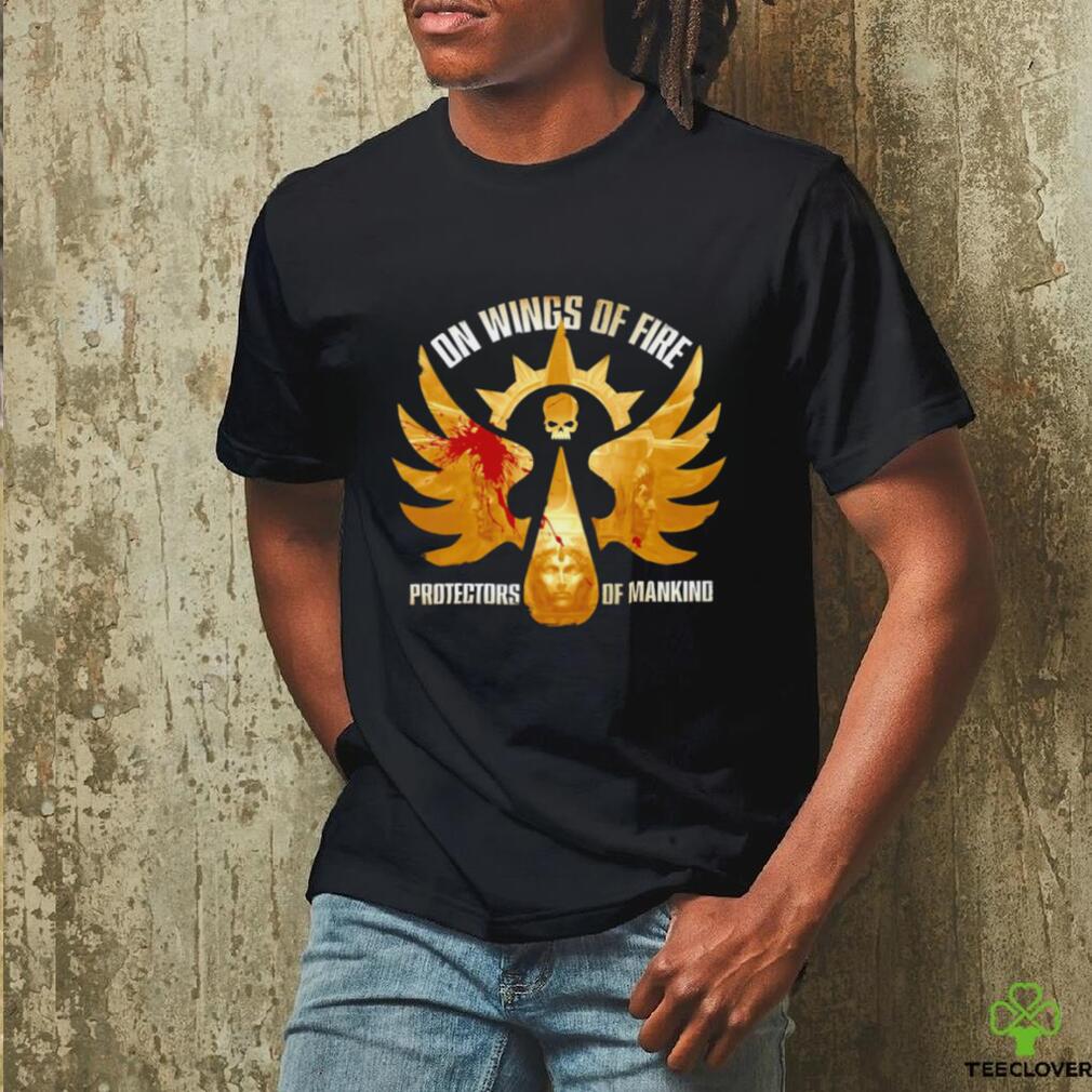 Blood Angels on Wings of fire protectors of Mankind logo shirt Blood Angels on Wings of fire protectors of Mankind logo shirt
