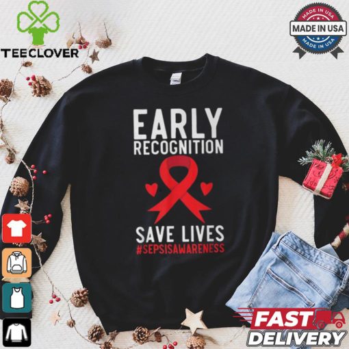 Blood Cancer Awareness Leukemia Lymphoma Myeloma Red Ribbon T Shirt