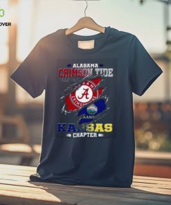 Blood Inside Me Alabama Crimson Tide Territory Kansas Chapter 2023 Shirt