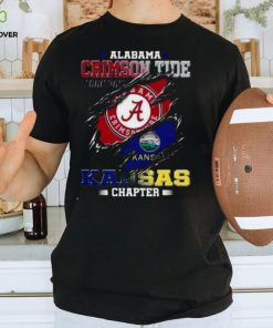 Blood Inside Me Alabama Crimson Tide Territory Kansas Chapter 2023 Shirt