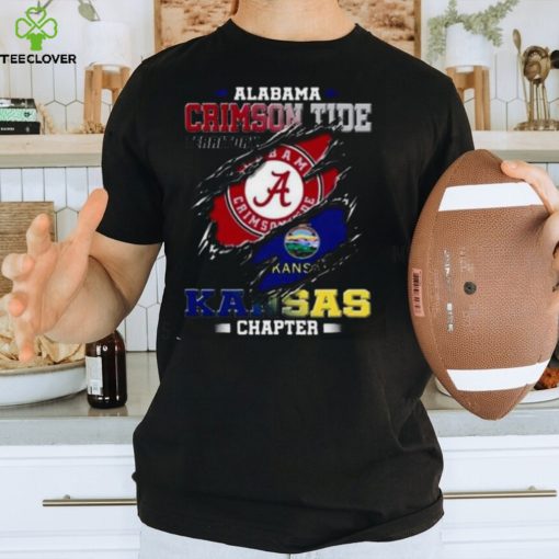 Blood Inside Me Alabama Crimson Tide Territory Kansas Chapter 2023 Shirt