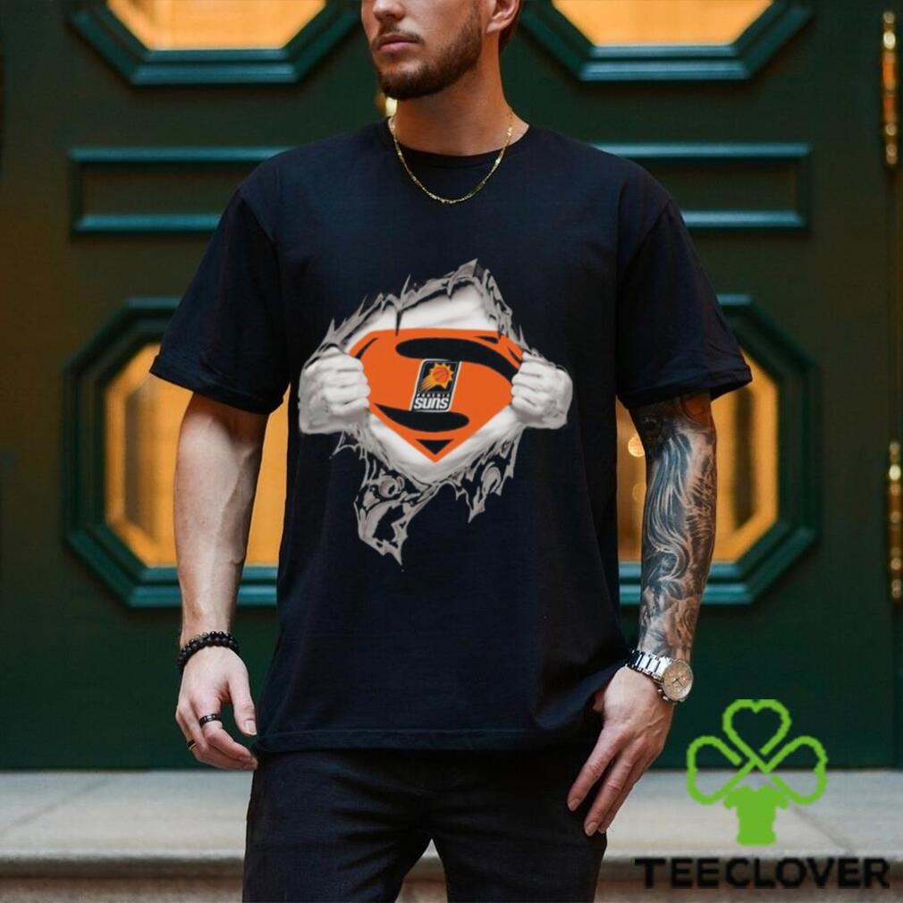 Blood Inside Me Phoenix Suns Superman T Shirt - Limotees