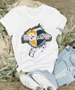 Blood Inside Me Pittsburgh Steelers And Nashville Predators 2023 T shirt 2 Blood Inside Me Pittsburgh Steelers And Nashville Predators 2023 T shirt