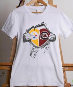 Blood Inside Me Pittsburgh Steelers And South Carolina Gamecocks 2023 shirt