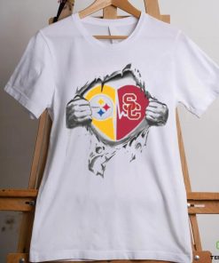 Blood Inside Me Pittsburgh Steelers And USC Trojans 2023 shirt