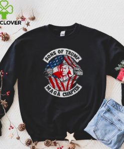 Blood Inside Sons Of Trump Maga Chapter 2024 USA Distressed Flag Shirt