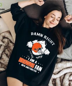 Blood Inside me damn right I am a Cleveland Browns fan now and forever shirt 1 Blood Inside me damn right I am a Cleveland Browns fan now and forever shirt