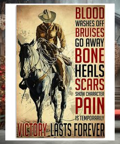 Blood Washes Off Bruises Vertical Poster