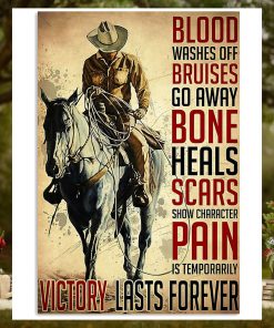 Blood Washes Off Bruises Vertical Poster