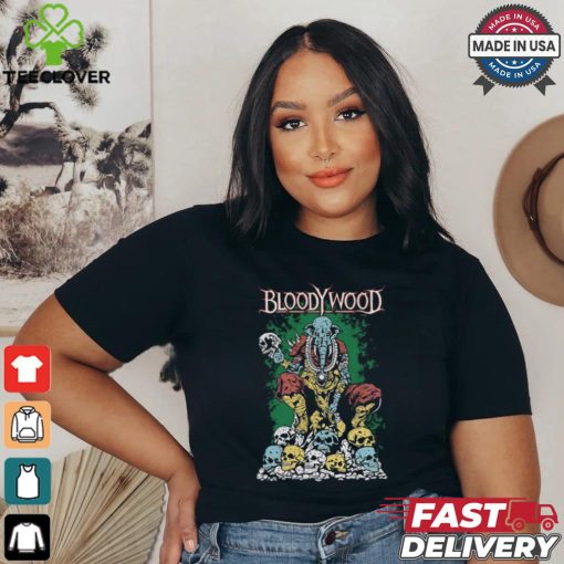 Bloody Wood Elephant Skull Tee Shirt