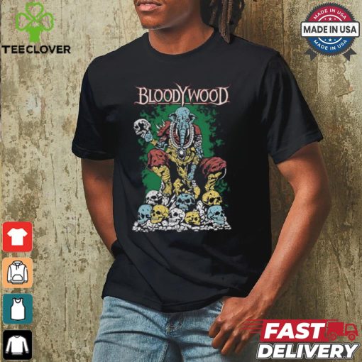 Bloody Wood Elephant Skull Tee Shirt