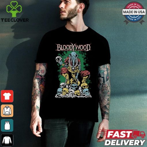 Bloody Wood Elephant Skull Tee Shirt