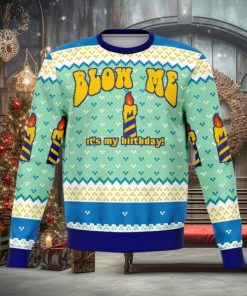 Blow Me Funny For Christmas Gifts Ugly Xmas Sweater