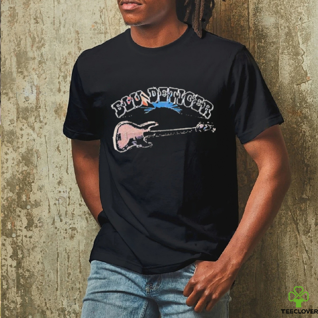 Blu detiger store merch black guitar shirt Blu detiger store merch black guitar shirt