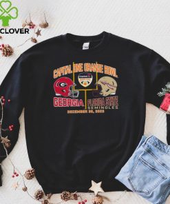 Blue 84 Adult 2023 Orange Bowl Georgia Bulldogs vs. Florida State Seminoles Dueling T Shirt