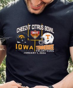 Blue 84 Adult 2024 Citrus Bowl Iowa Hawkeyes vs. Tennessee Volunteers Dueling T Shirt