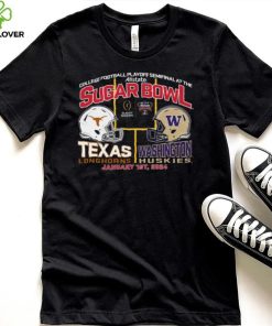 Blue 84 Adult 2024 Sugar Bowl Texas Longhorns vs. Washington Huskies Dueling T Shirt