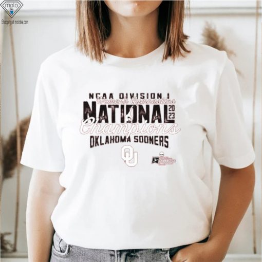 Blue 84 Crimson Oklahoma Sooners 2023 NCAA Women’s Gymnastics National Champions T Shirt