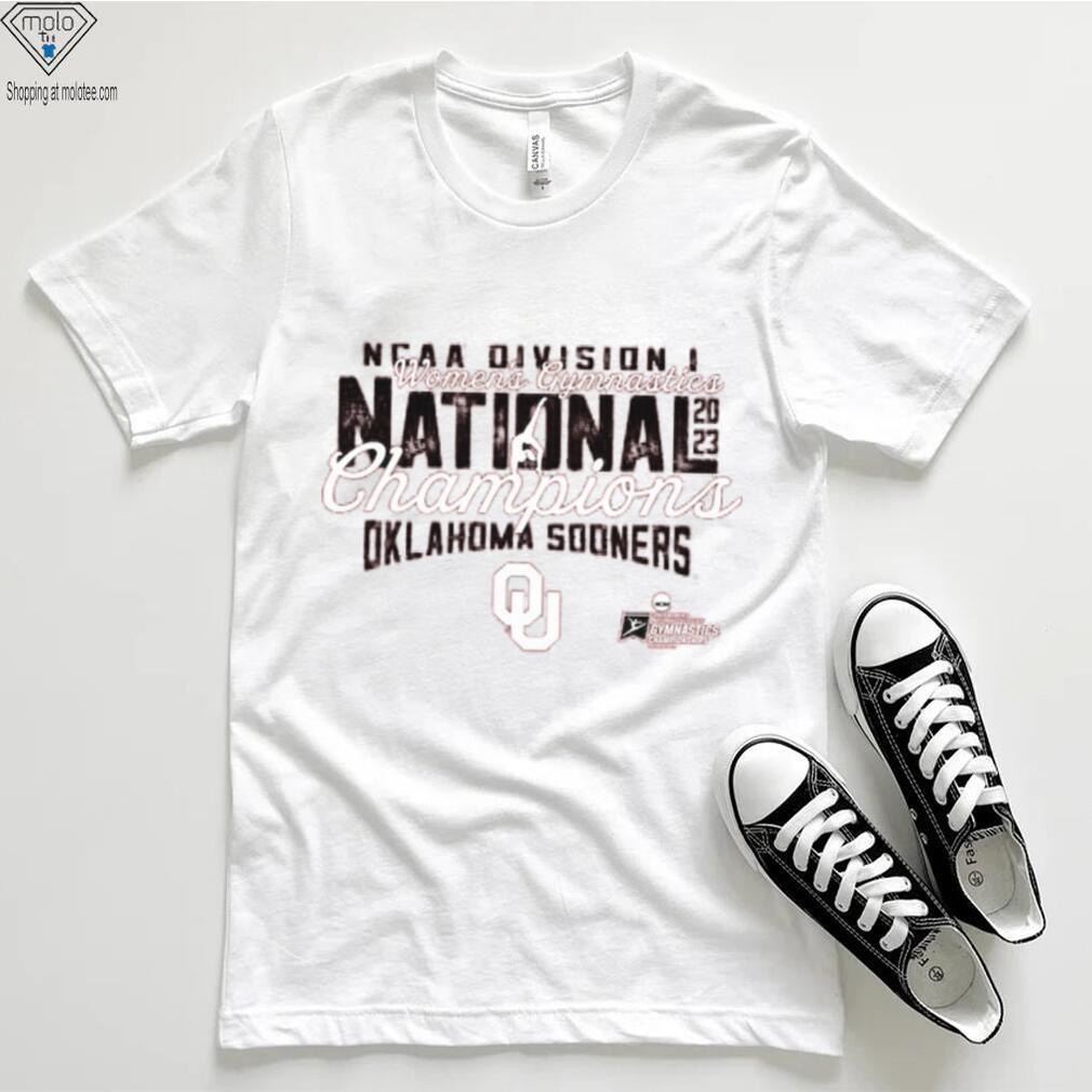 Blue 84 Crimson Oklahoma Sooners 2023 NCAA Women's Gymnastics National Champions T Shirt Blue 84 Crimson Oklahoma Sooners 2023 NCAA Women's Gymnastics National Champions T Shirt