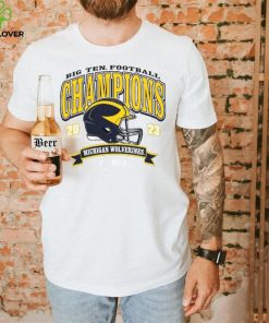 Blue 84 Michigan Wolverines 2023 Big Ten Football Conference Champions T Shirt